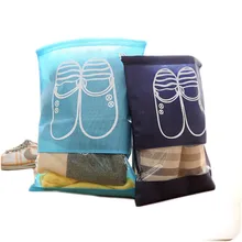 Водонепроницаемая обувь дорожная Портативная сумка для хранения обуви сумка-мешок на завязка Органайзер нетканый Organizador