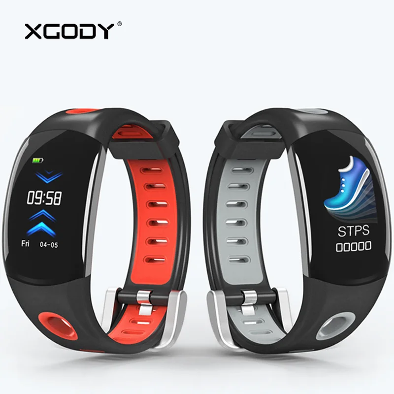 Origional XGODY DM11 Curved Screen Smart Bracelet Fitness Tracker Wristband for iOS Android Pedometer Heart Rate Monitor | Электроника
