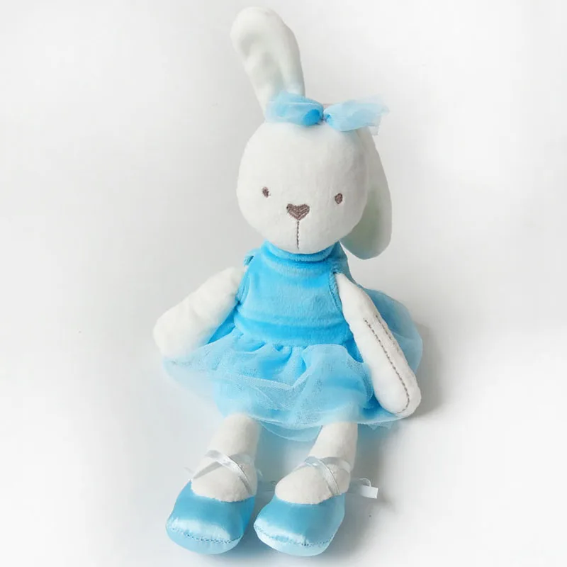 Kawaii Кролик плюшевые игрушки мягкие чучело кролик кукла игрушка для детей младенец спящий мате ребенок успокаивающая игрушка детский Пасхальный подарок - Цвет: 02
