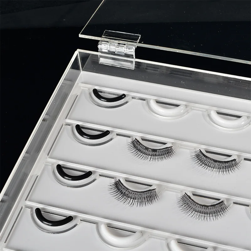 

1PC Acrylic False Eyelashes Eye Lashes Storage Box Makeup Cosmetic Case Organizer