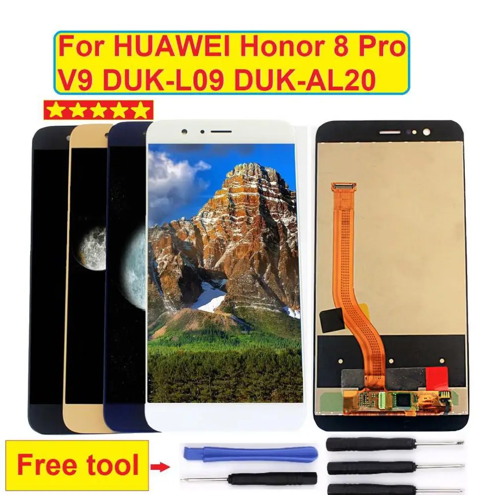Для Huawei Honor 8 Pro V9 DUK L09 AL20 ЖК дисплей и с сенсорным экраном дигитайзер сборка HonorV9