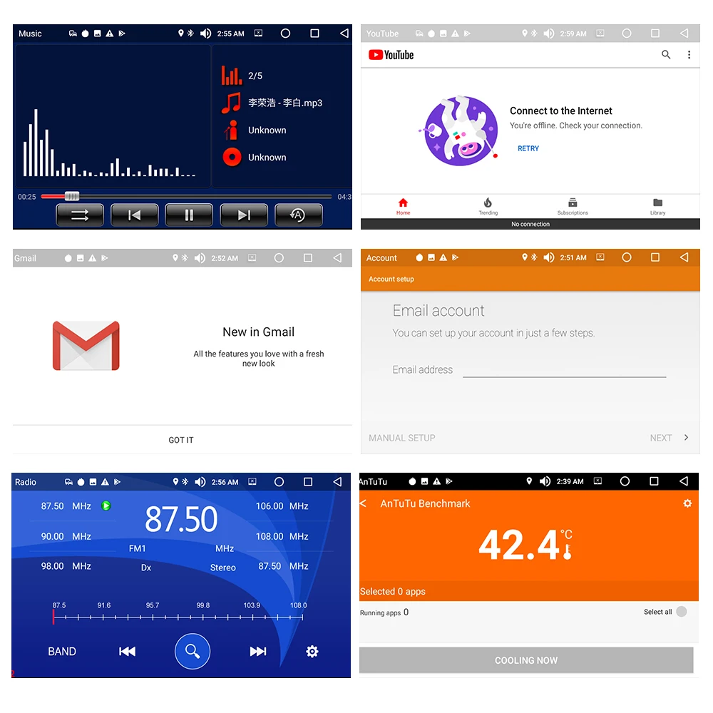Автомагнитола Panlelo S13 2 din android 8 0 восемь ядер 4 Гб ОЗУ 32 ПЗУ 7 &quot стерео с GPS