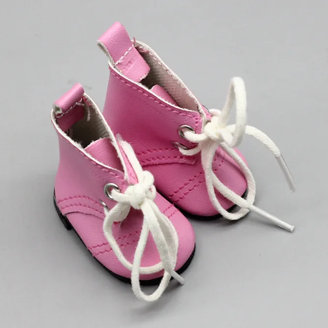 1 пара милых кукольных туфель из искусственной кожи(5 см) очаровательные вечерние туфли с ремешком на щиколотке из искусственной кожи для 1/6 года; аксессуары для кукольной одежды