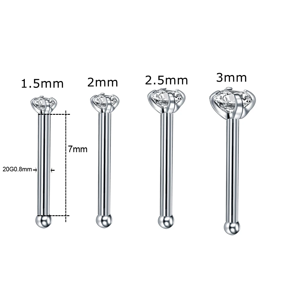 1 шт., 20 г, стальные кольца для пирсинга носа, кристалл Nariz, шпильки для пирсинга носа Nez, кольцо для пирсинга носа, серьги, пирсинг носа, сексуальные украшения для тела
