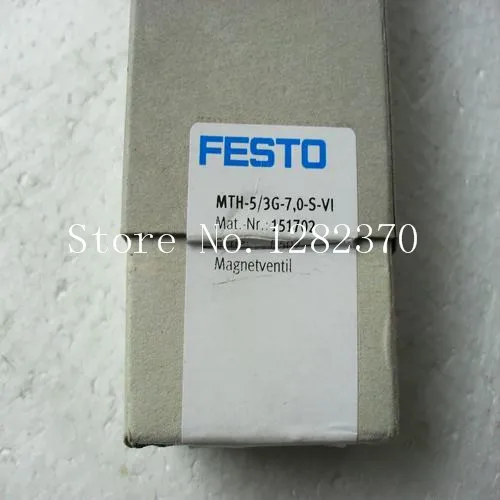 

[SA] New original special sales FESTO solenoid valve MTH-5 / 3G-7,0-S-V1 spot 151702