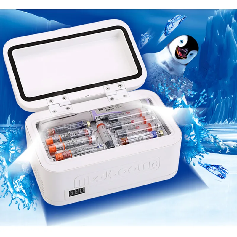 Best Price Portable Insulin Storage Cooler Bag Diabetic Insulin Cooler Box Constant Temperature Fridge Mini Refrigerator Ice Box