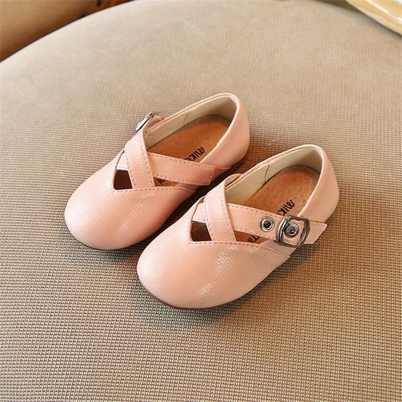 

Toddler girls dress shoes White black pink infant girl shoes autumn princess party dancing cute little girls shoes leather