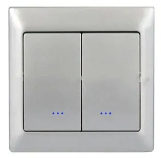 Высококачественный электрический z волновой двойной переключатель TZ66D Zwave