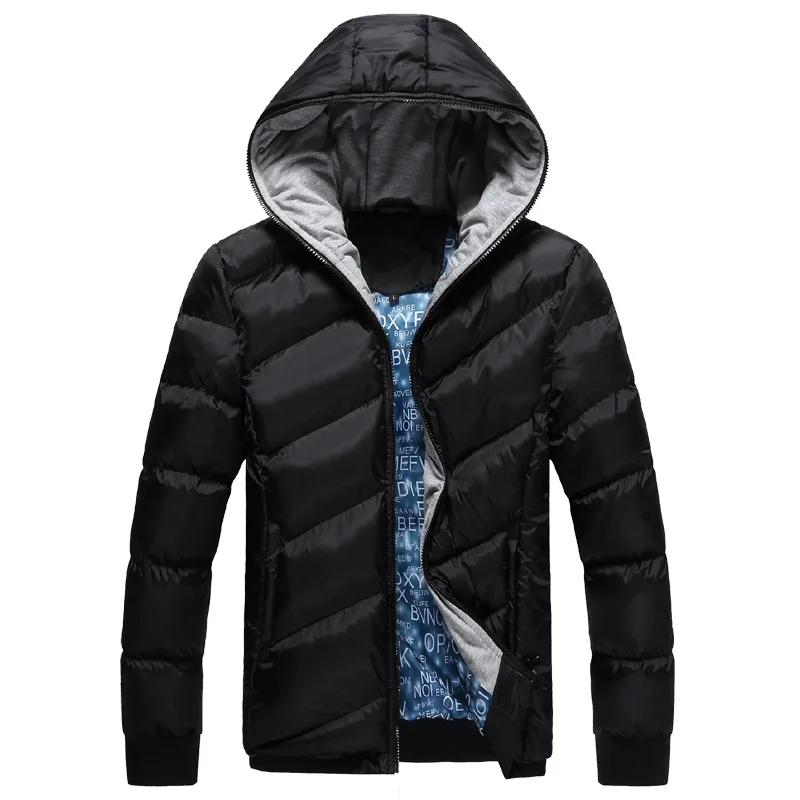 DIMUSI зимняя куртка мужская брендовая Парка мужская одежда на молнии с хлопковой подкладкой с капюшоном толстые стеганые куртки пальто мужские s толстовки, YA339