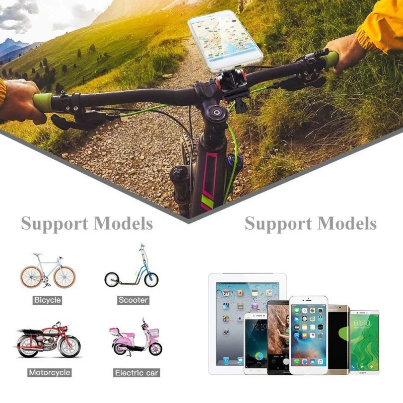  Fahrrad kunststoff Halter für Handy lenker Halter Einstellbare Motorrad Griff Telefon Halterung für