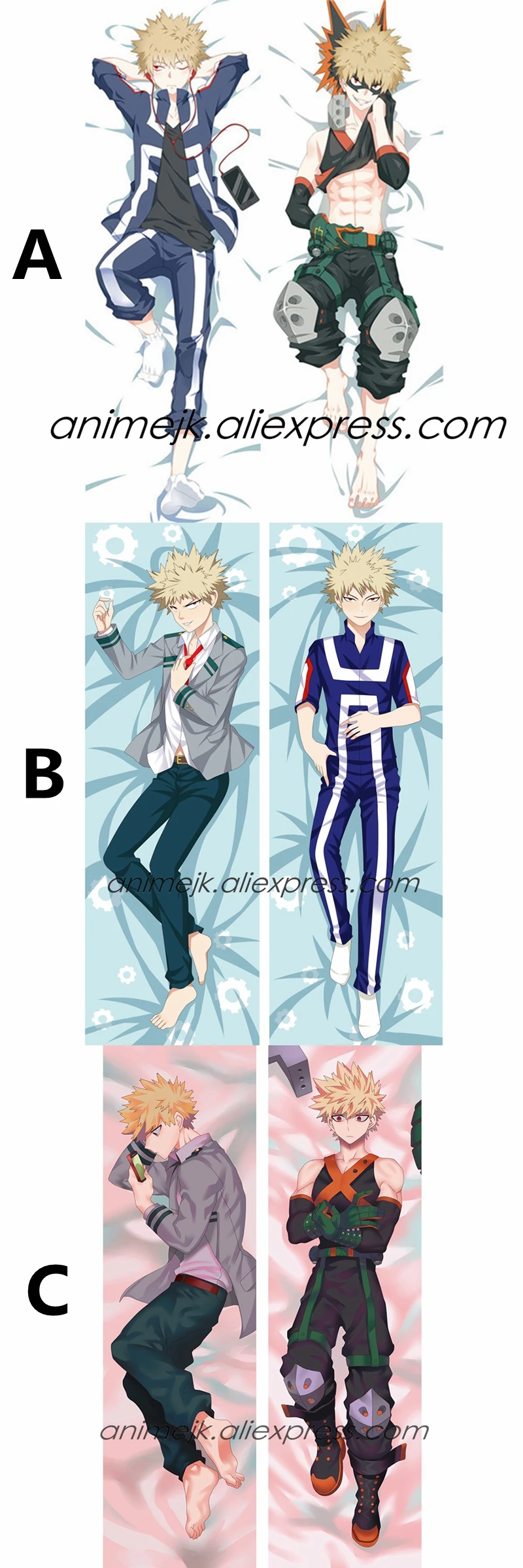 Аниме JK Boku без мой герой Академии Bakugou Katsuki мужской Dakimakura тела подушку Чехол Hug Наволочка Чехол