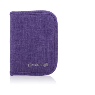 Дорожная сумка для хранения многофункциональный бумажник для паспорта Обложка для паспорта держатель для проездных документов посылка для карт PC0006 - Цвет: purple