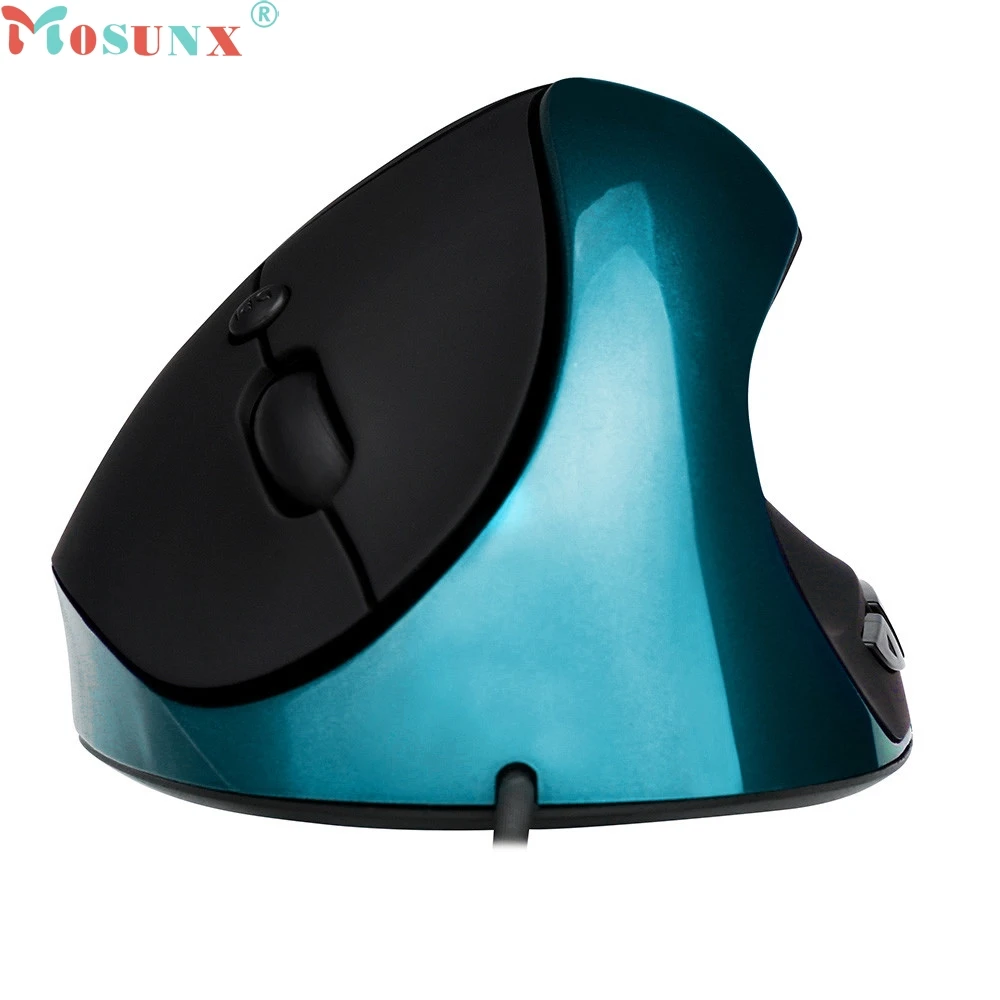 Top Quality New 6D Wired Ergonomic Vertical Optical USB Mouse Wrist