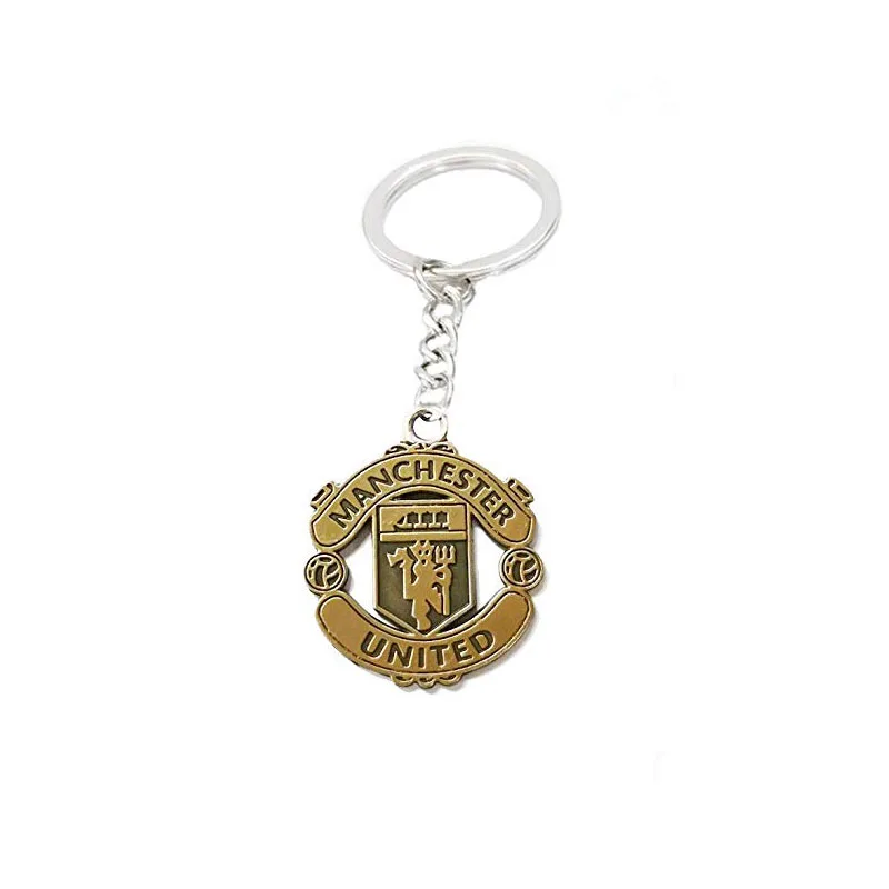

Soccer Team Football Club Logo Metal Pendant keyring Keychain team crest,Perfect Gifts (Manchester F.C)
