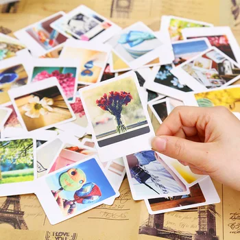 

55 Pcs/Pack Vintage garnish Mini Lomo Card Greeting Card Postcard Birthday Letter Envelope Gift Card Set Message Card