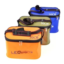 30/35 см EVA резервуар для воды складная бутылка для воды загружены рыба носимых бочки рыболовное ведро ручка герметичные снасти мешок