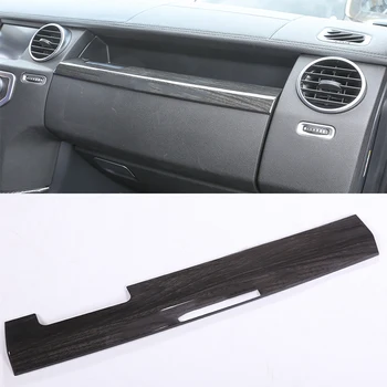 

Dark Wood Grain ABS Interior Glove Box Moldings Cover Trim For Land Rover Discovery 4 LR4 2010-2016 Car-stalling Accessories