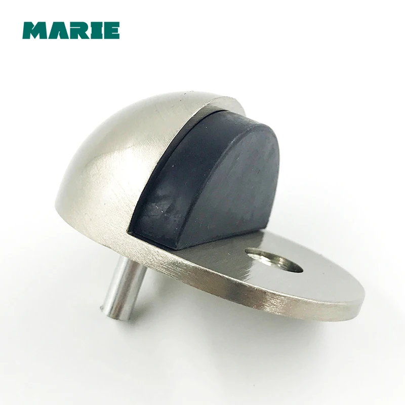 DS004 zinc alloy Door Stopper Holder Toilet Glass Door Hidden Doorstop Furniture Hardware