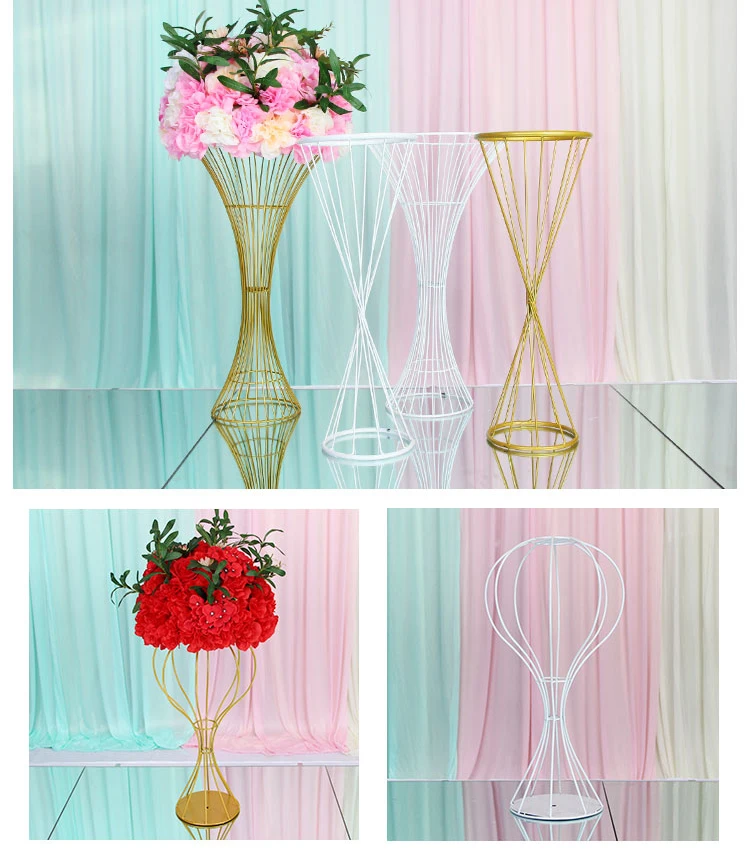 JAROWN Wedding Decoration Iron Flower Stand Stage Props Decor Road Sign Creative Flower Frame Photography Home Decoration (19)