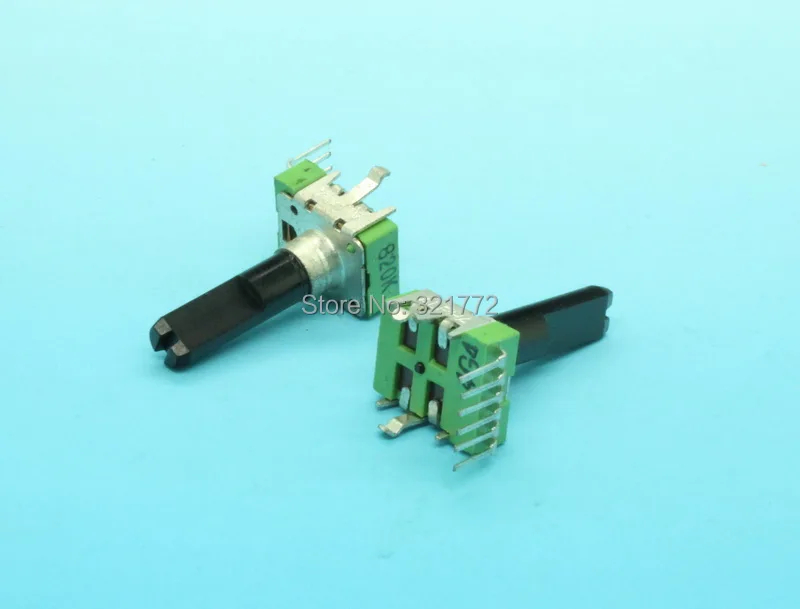 12mm Alpha B20k 20k Linear Taper Potentiometer Dual Gang With Cente