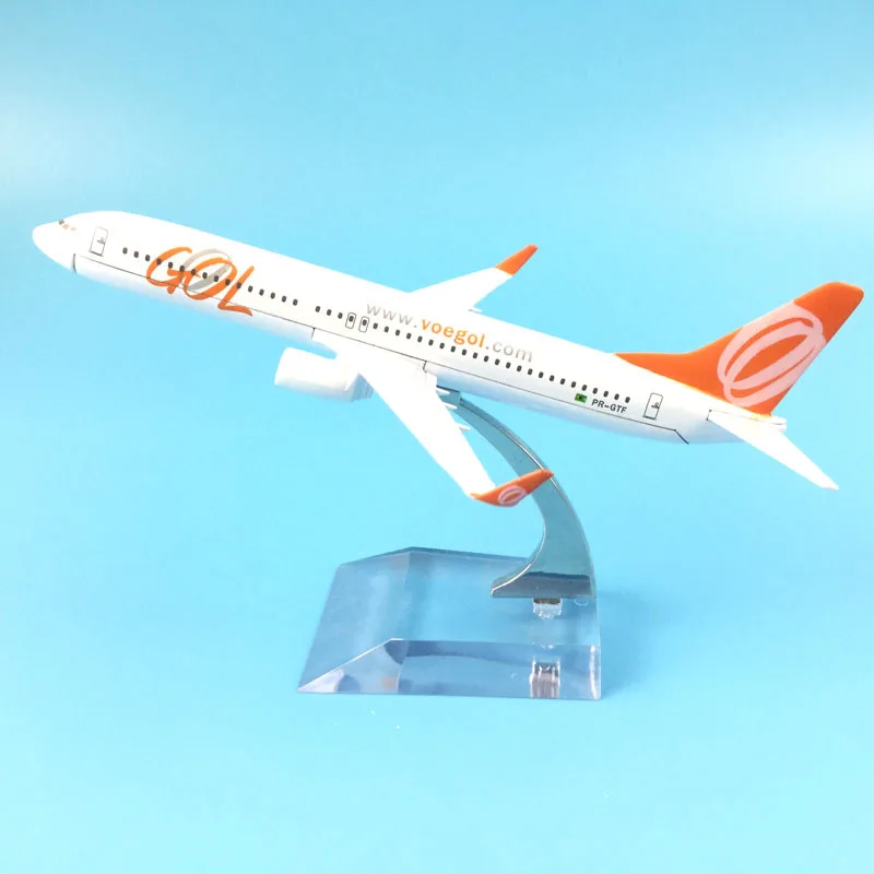 Модель самолета JASON tututu16 см модель бразильский авиагол Боинг 737 из литого металла
