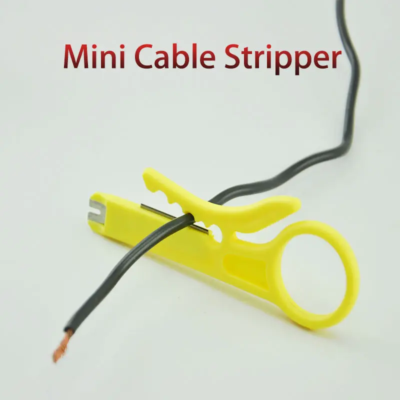 

2PCS Mini Wire Stripper Knife Crimper Pliers Cable Stripping Cuting Lines Portable Easy To Use