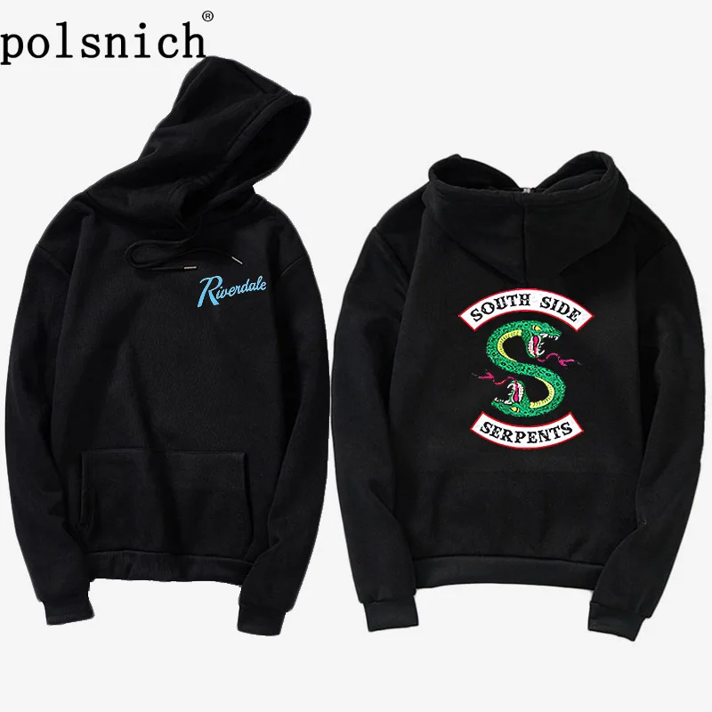 Southern snake hoody The drama "River Valley Riverdale" hoodies Southside Serpents Hoodie, Riverdale Hoodies, Riverdale Merch, R - Цвет: black 2