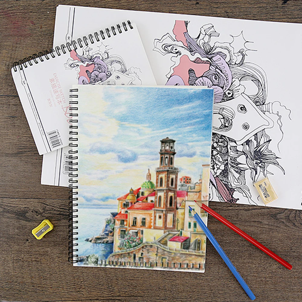 Marker Book Student Coloring Design Notebook Set for Sketch Cute Draw