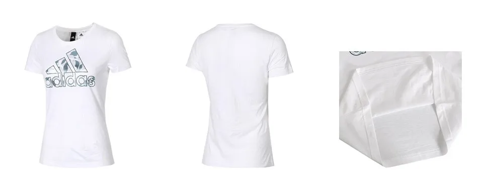 Новое поступление Adidas фольги BOS футболка Для женщин футболки с коротким рукавом спортивная