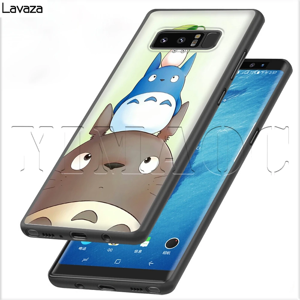 Мягкий силиконовый чехол Lavaza Totoro для Samsung Galaxy S6 S7 Edge S8 S9 S10e Plus A3 A5 A6 A7 A8 A9 J6 Note 8 9