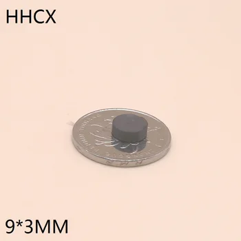 

10pcs/lot Y30 Disk Ferrite Magnet 9*3 mm Permanent magnet 9mm x 3mm Black Round Speaker 9x3 mm