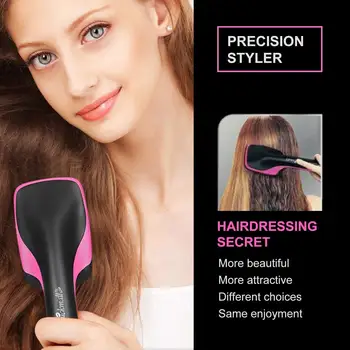 

Electric Hair Drier One Step Dryer Styler Hair Air Brush Negative Ion Hair Straightener US EU Plug Hair Hot Air Brush Styler