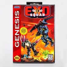 Exo отряд игровой картридж 16 бит MD игровая карта с розничной коробкой для sega Mega Drive для Genesis