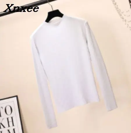 Xnxee Shiny Lurex Autumn Winter Sweater Women Long Sleeve Pullover Women Basic Sweaters Women 2018 Korean Style Knit Tops Femme