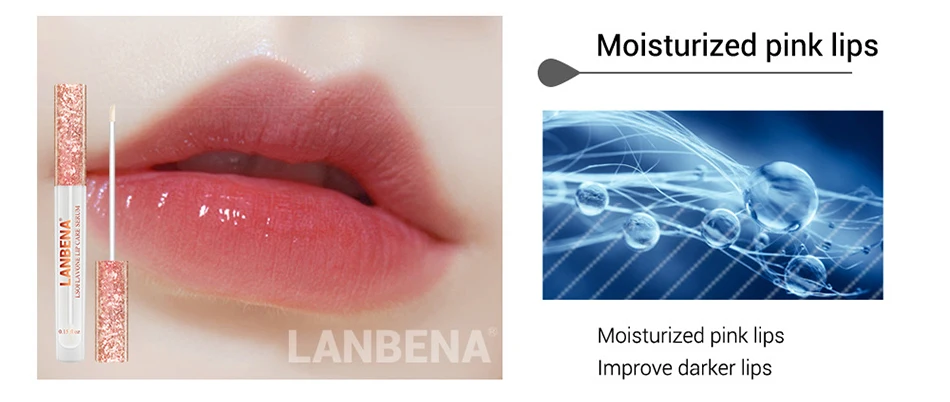 LANBENA Lsoflavone Сыворотка для ухода за губами маска для губ для увеличения эластичности губ Восстанавливающая увлажняющая маска