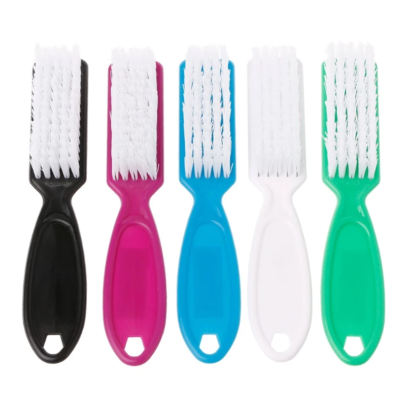 Nail Dust Scrub Nail Plastic Brush For File Manicure Pedicure Tool Dust