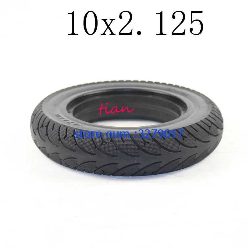 

Good Quality 10x2.125 Tubeless Wheel Tyres Solid Tyre Inflation Fit for Electric Scooter Accessory Electric Scooter Tires
