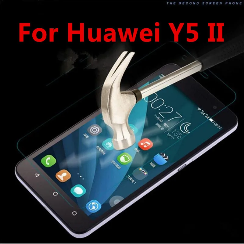 

Xinchentech For Huawei Y5 II Case Tempered Glass Film 9H UltraThin Real Premium Screen Protector Cover For Huawei Y5ii/Y5 2