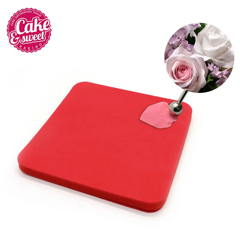 

Square Shape Flower Modelling Fondant Cake Foam Pad Sponge Gum Paste Decorating Mat For Flower Making Tool/Baking Pastry Tools