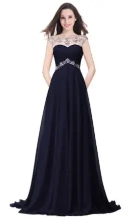 До 50$ сексуальное ТРАПЕЦИЕВИДНОЕ черное платье для выпускного вечера длинное платье с глубоким вырезом на спине и бисером vestidos de fiesta официальное вечернее платье для выпускного вечера платья для вечеринок - Цвет: Navy Blue