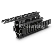 Тактический AK 47/74 Quad Rails Handguard железнодорожна охота, Стрельба Тактический ris Quad Rail mount Пистолет Аксессуары