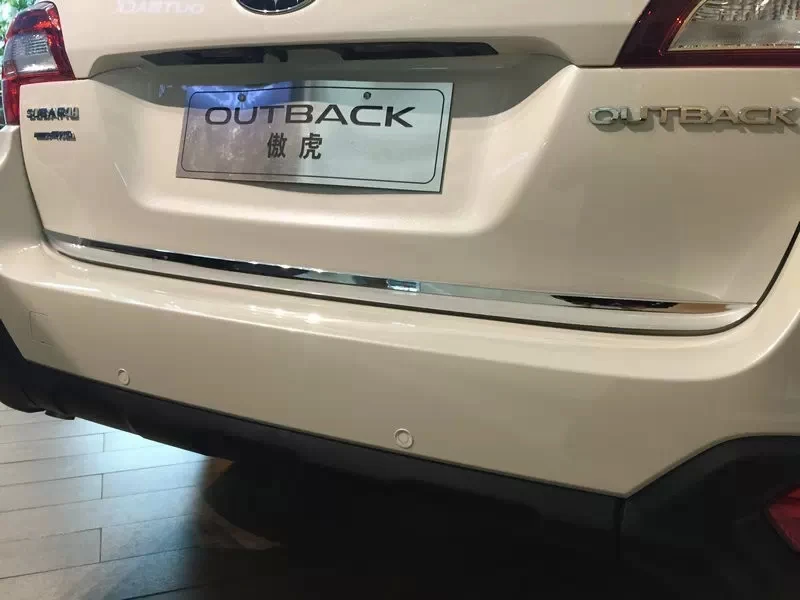 

ACCESSORIES FIT FOR SUBA/RU OUTBACK 2015 2016 TRUNK LID COVER MOLDING GARNISH TRIM CAR STYLING