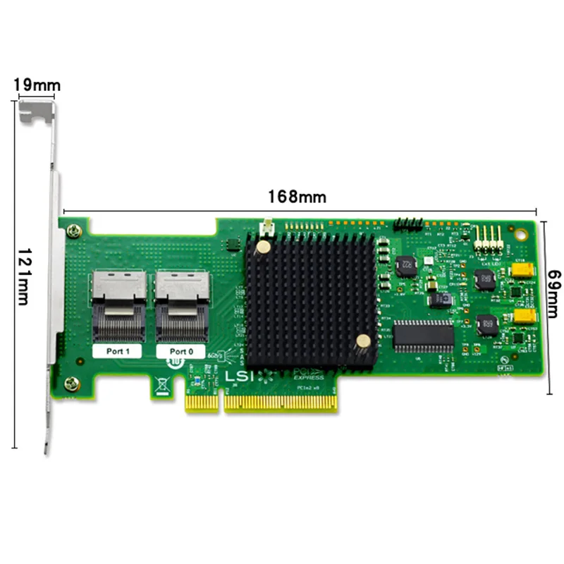 

Broadcom/LSI 9240-8I LSI00200 SFF8087*2 PCIe2.0 X8 6Gb/s MegaRaid SAS;IMR Raid0;1;5;10;50