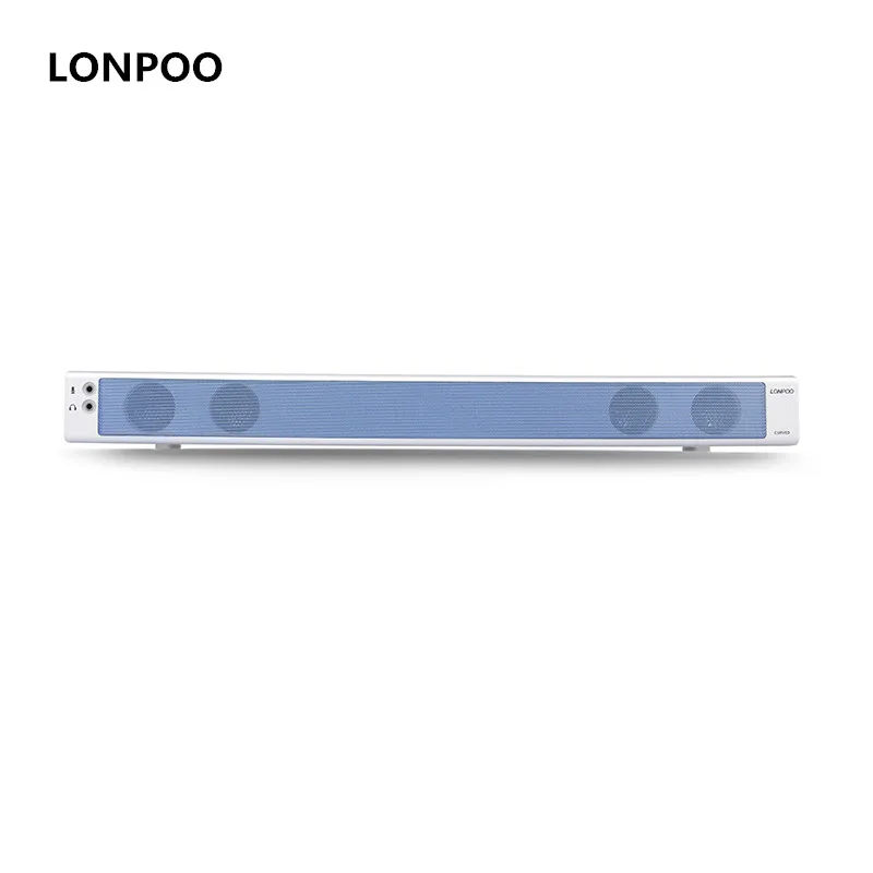LONPOO Speaker for Computer PC 10W USB Speakers TV Soundbar Stereo AUX