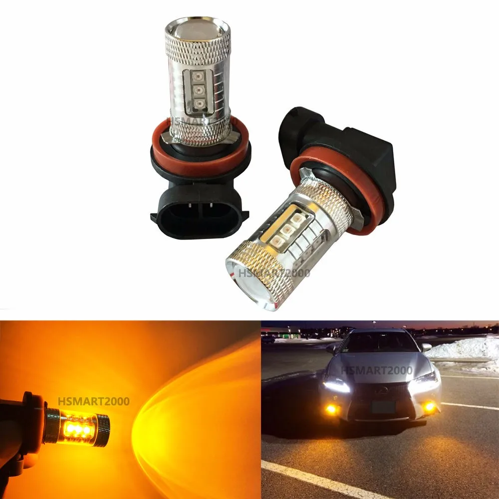 2 шт. Автомобильные светодиодные лампы H11 H8 80 Вт|led car bulb|car bulbh11 h8 |
