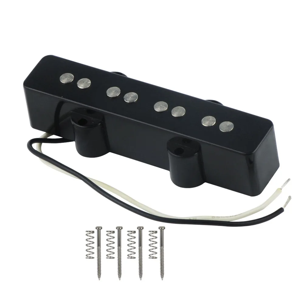 

NEW Open Bass Pickup Black Neck Pickup 92mm for 4 String J Bass Replacement