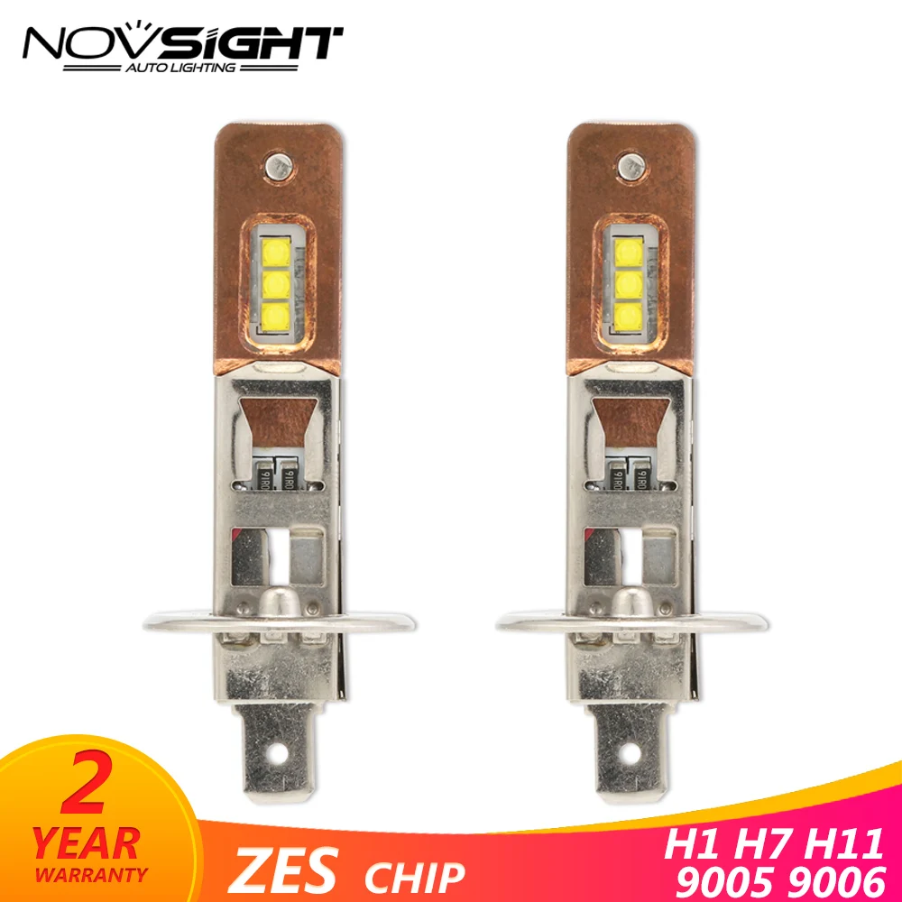 

Novsight Super Bright LED HB3 9005 HB4 led Fog Light 9006 H11 H1 H7 60W ZES Chip LED Auto Fog Car Lights bulbs White 6000K 12V
