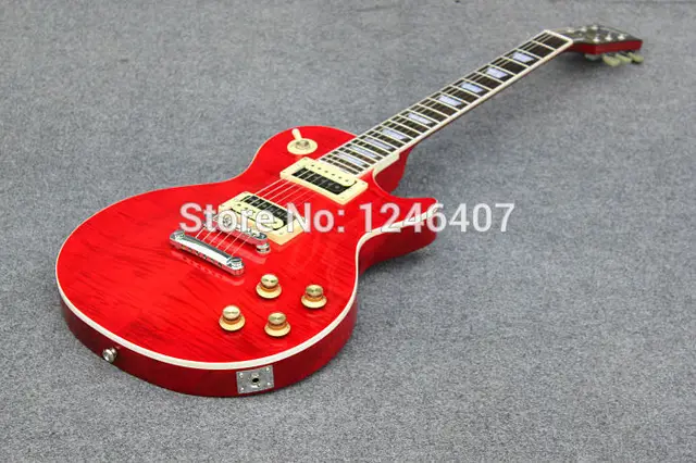 Cheap Manufacturer to produce the best tiger stripes slash small horn Lp guitars can order free shipping