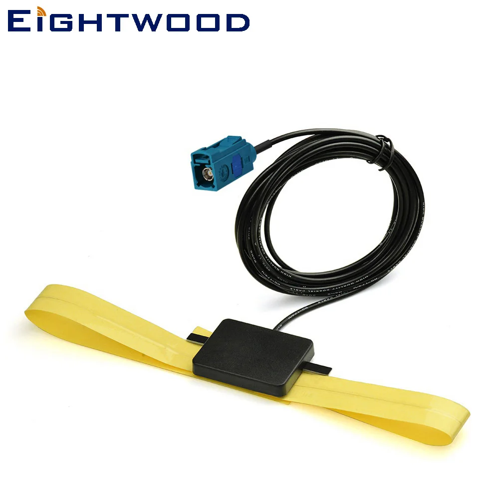 Eightwood DAB/DAB + автомобильная антенна радио внутреннее стекло крепление Fakra C/A Разъем