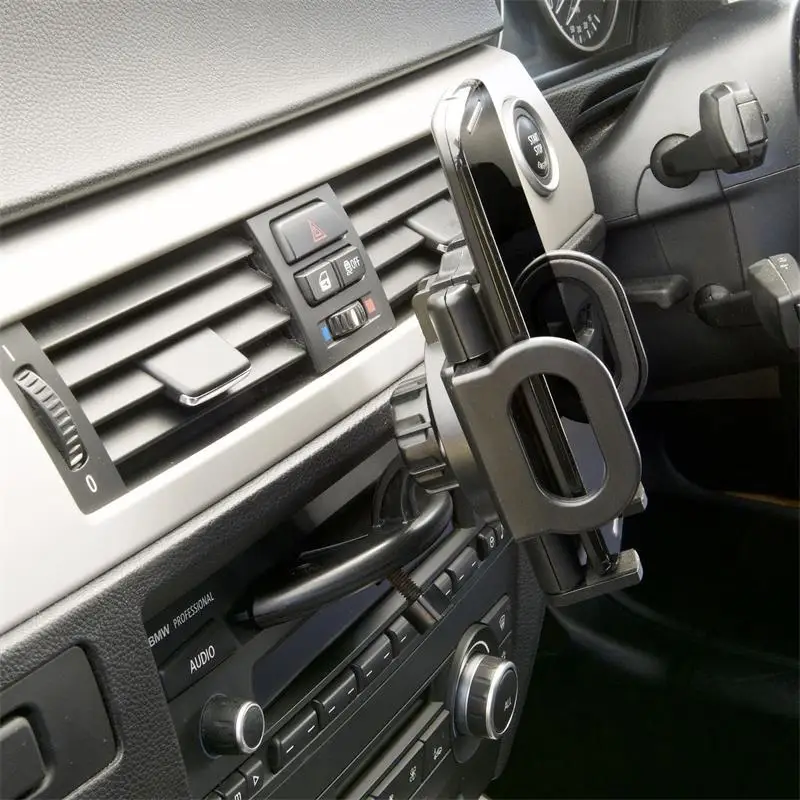 Универсальный 360 Вращающийся Автомобильный CD слот кронштейн держатель для iPhone мобильный телефон gps Держатель подставка держатель